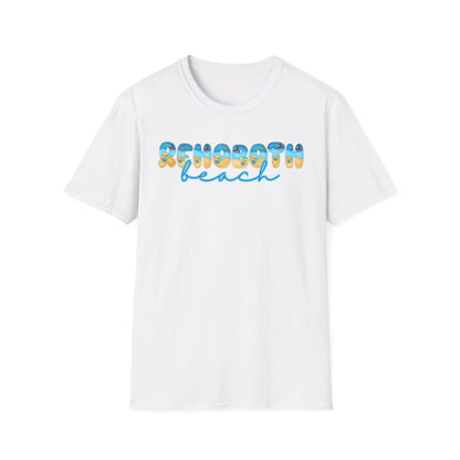 Rehoboth Beach Delaware Beach Fonts Unisex T-Shirt