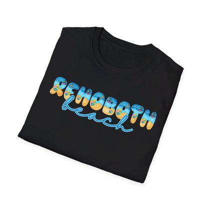 Rehoboth Beach Delaware Beach Fonts Unisex T-Shirt