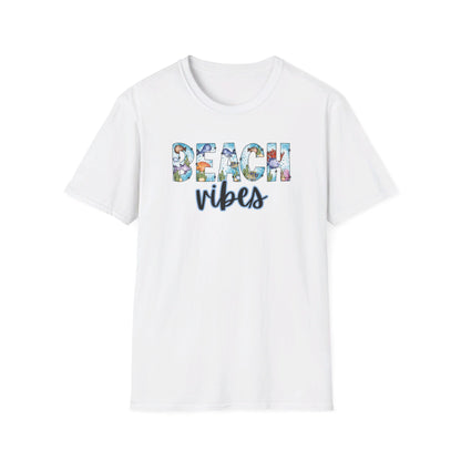 Beach Vibes Ocean Fonts Unisex T-Shirt