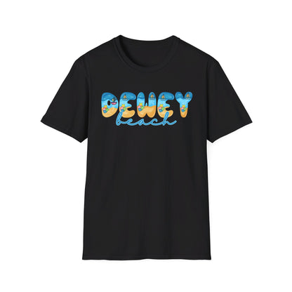 Dewey Beach Delaware Beach Fonts Unisex T-Shirt