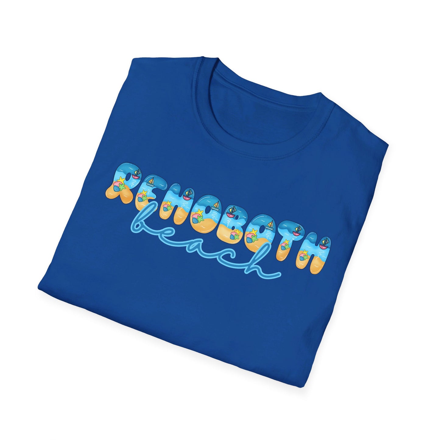 Rehoboth Beach Delaware Beach Fonts Unisex T-Shirt