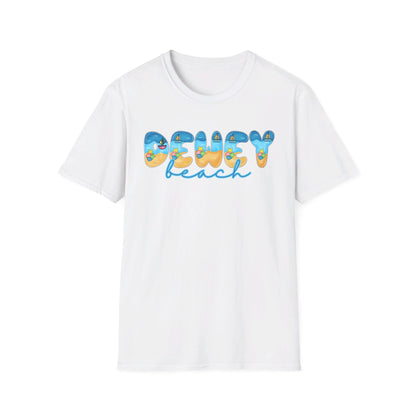 Dewey Beach Delaware Beach Fonts Unisex T-Shirt