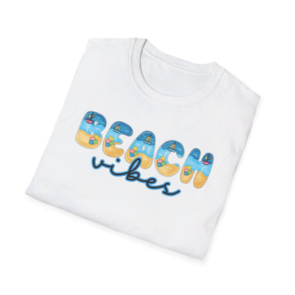 Beach Vibes Beachy Fonts Unisex T-Shirt