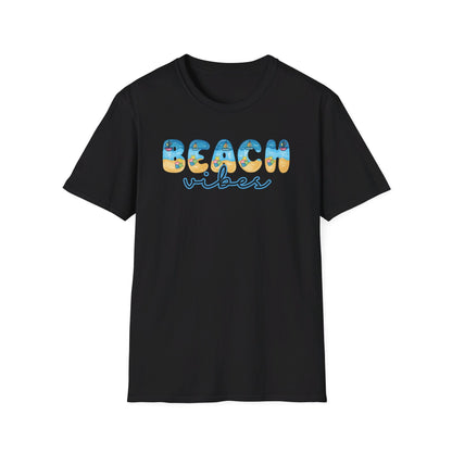 Beach Vibes Beachy Fonts Unisex T-Shirt