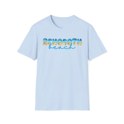 Rehoboth Beach Delaware Beach Fonts Unisex T-Shirt