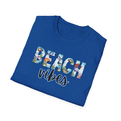 Beach Vibes Ocean Fonts Unisex T-Shirt