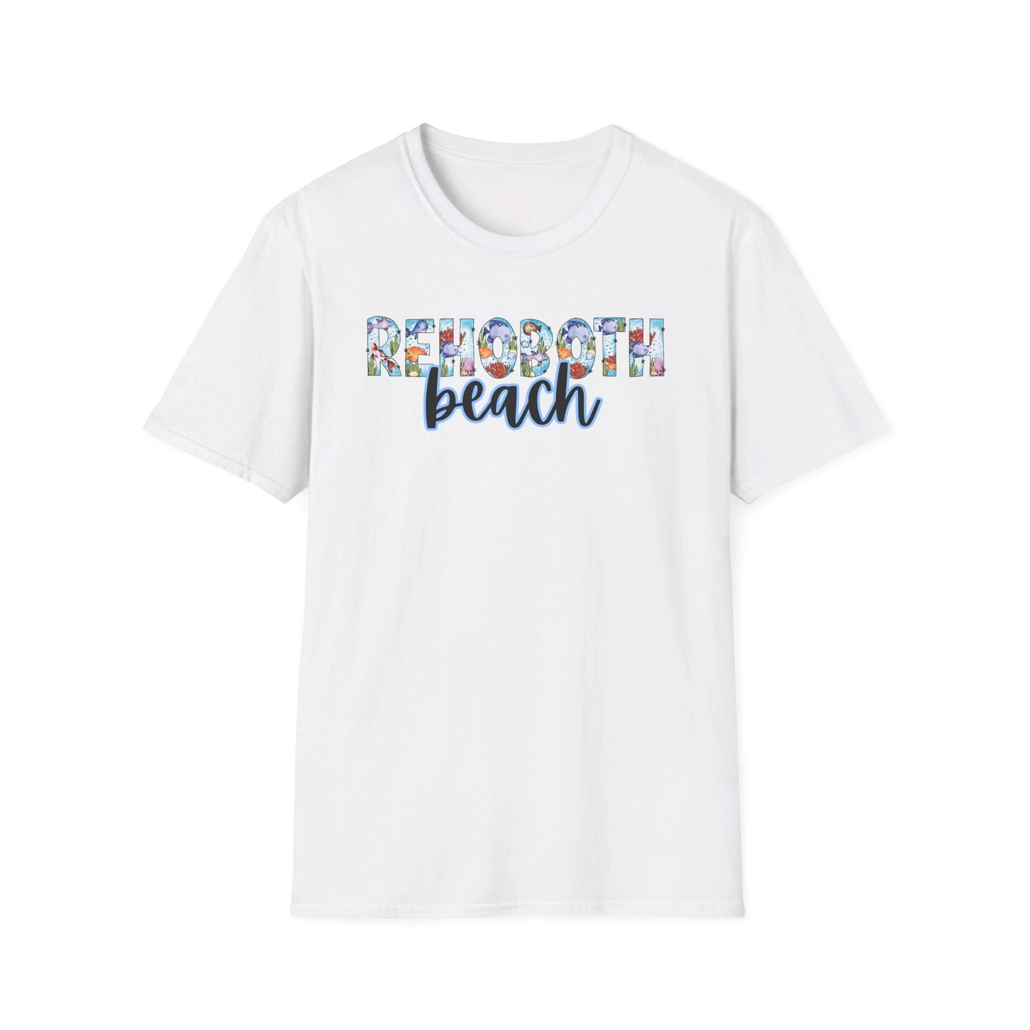 Rehoboth Beach Delaware Ocean Fonts Unisex T-Shirt