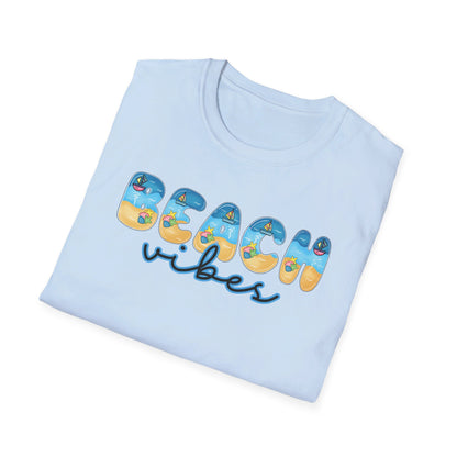 Beach Vibes Beachy Fonts Unisex T-Shirt