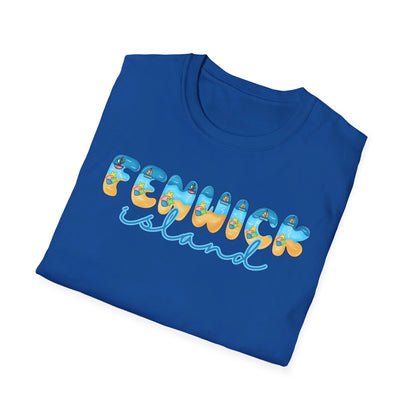 Fenwick Island Delaware Beach Fonts Unisex T-Shirt