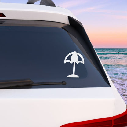 Beach Umbrella Vinyl Decal- 6 Colors Available