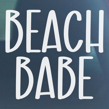 Beach Babe Vinyl Decal- 6 Colors Available