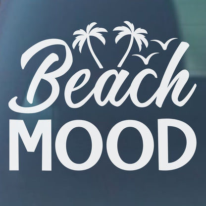 Beach Mood Vinyl Decal- 6 Colors Available