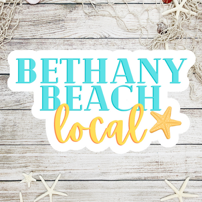 Bethany Beach Local Die Cut Sticker