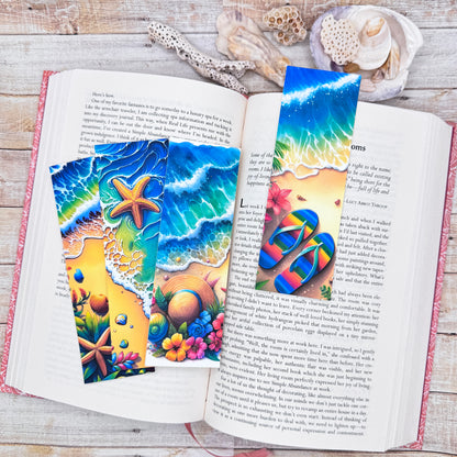 Rainbow Beach Bookmarks Set of 4 Designs