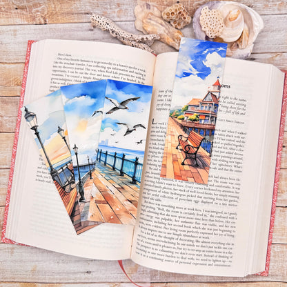 Boardwalk Views Bookmarks Set of 4 Designs