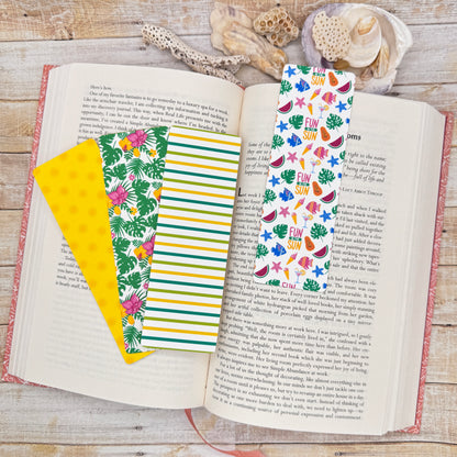 Fun in the Sun Bookmarks Set of 4 Designs