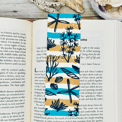 Blue Coral Bookmarks Set of 4 Designs