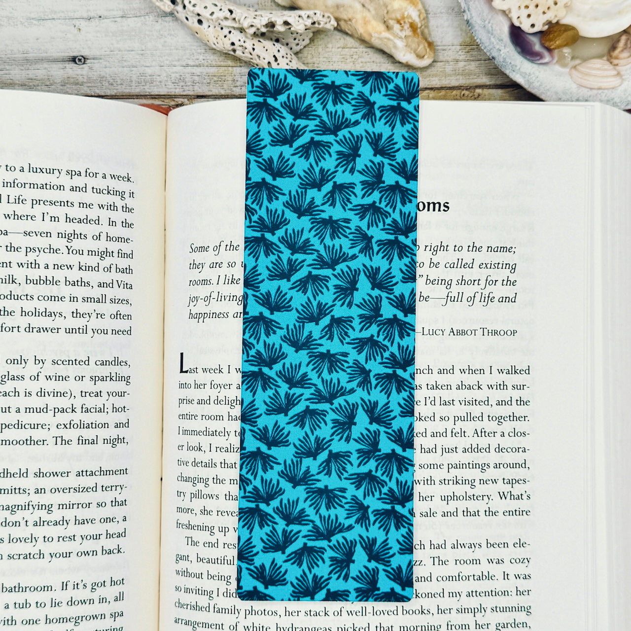 Blue Coral Bookmarks Set of 4 Designs