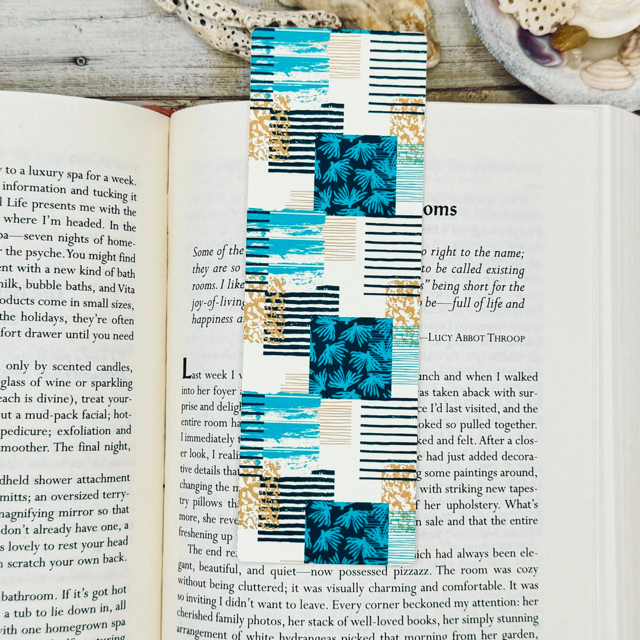 Blue Coral Bookmarks Set of 4 Designs