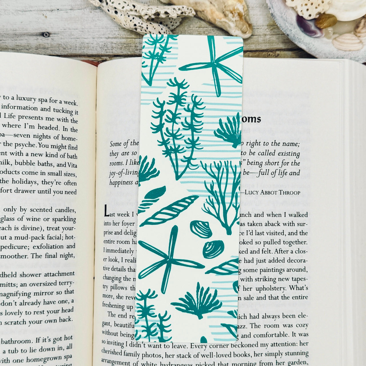 Green Sea Bookmarks Set of 4 Designs