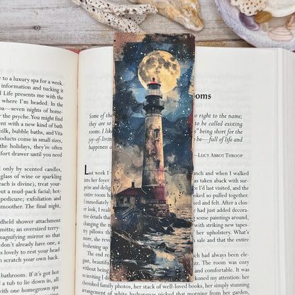 Rustic Lighthouses Bookmarks Set of 4 Designs