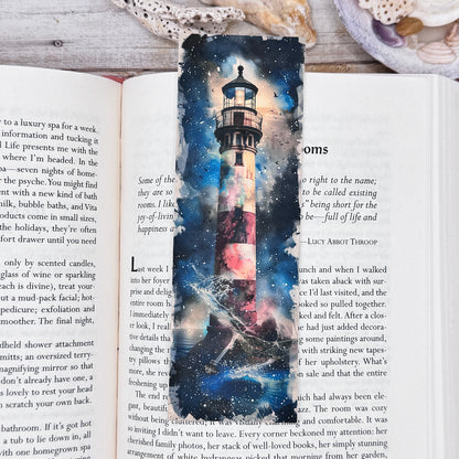 Rustic Lighthouses Bookmarks Set of 4 Designs