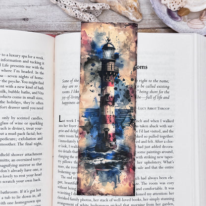 Rustic Lighthouses Bookmarks Set of 4 Designs