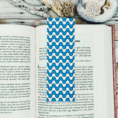 Abstract Waves Bookmarks Set of 4 Designs