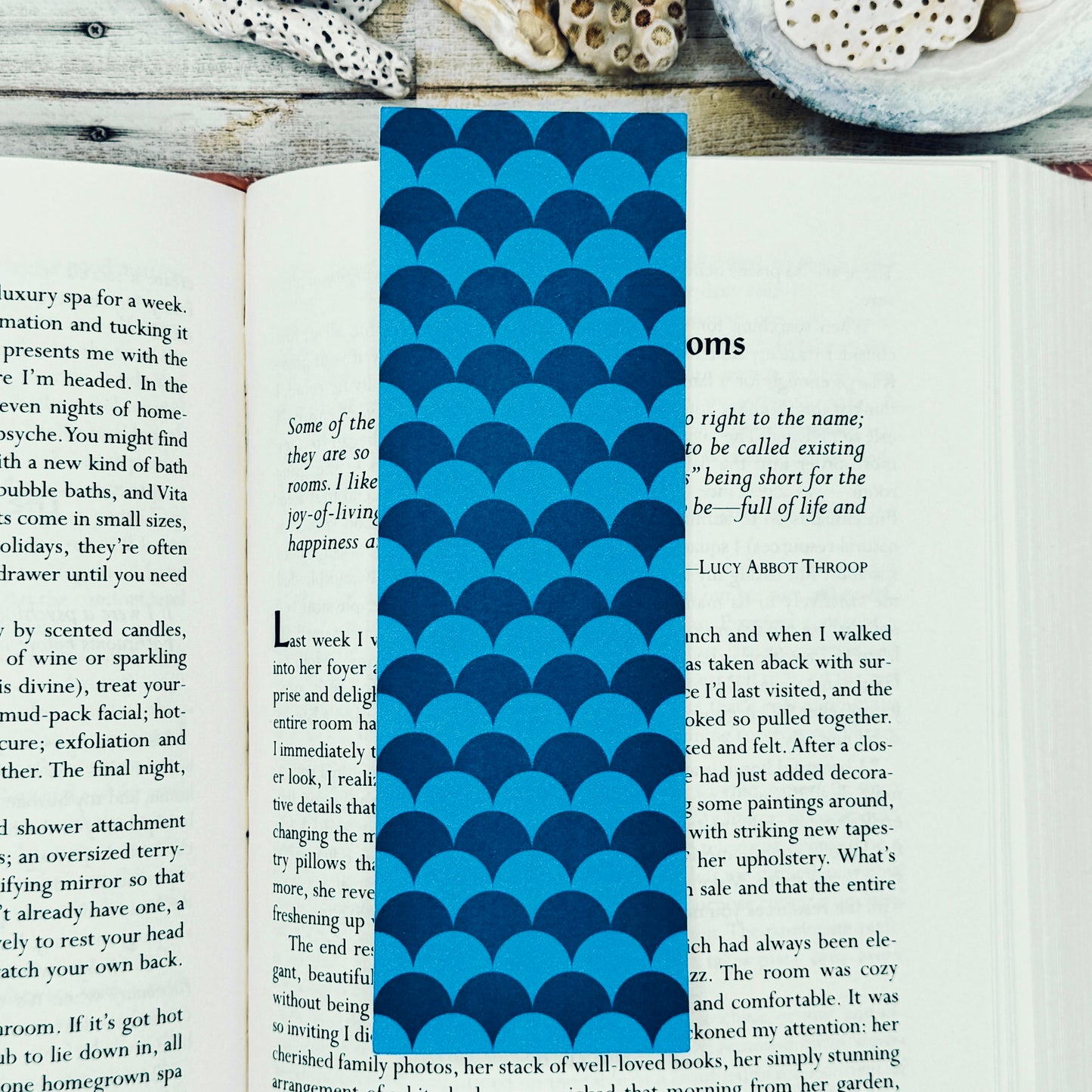 Abstract Waves Bookmarks Set of 4 Designs