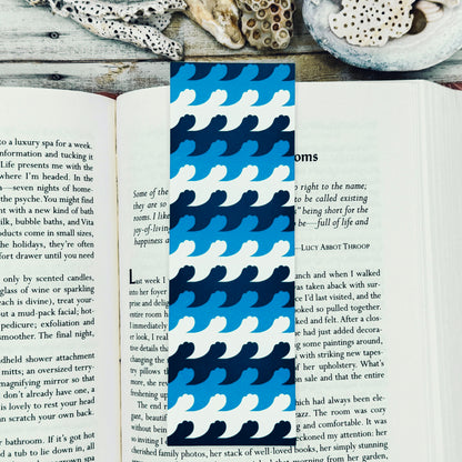 Abstract Waves Bookmarks Set of 4 Designs