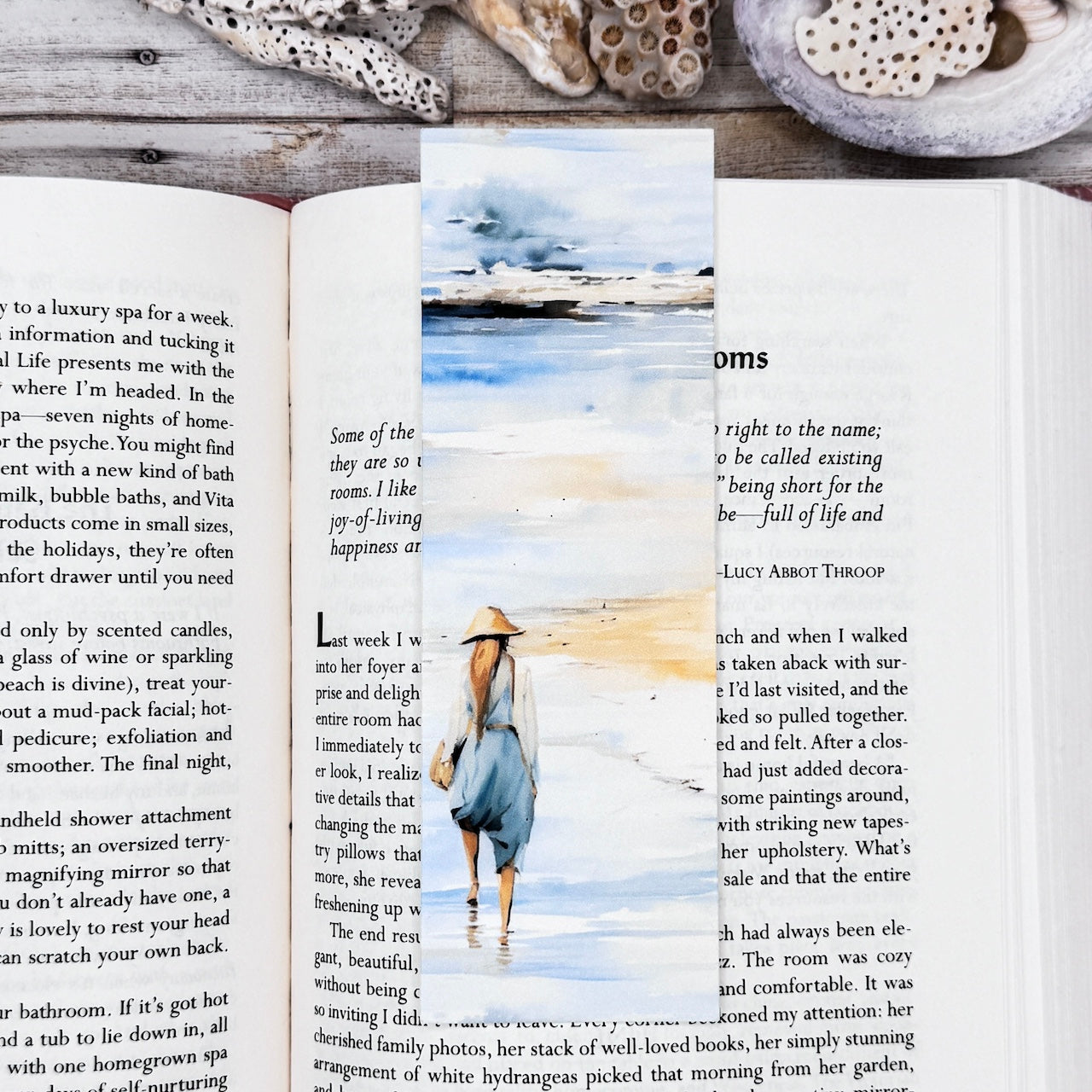 Seaside Stroll Bookmarks Set of 4 Designs