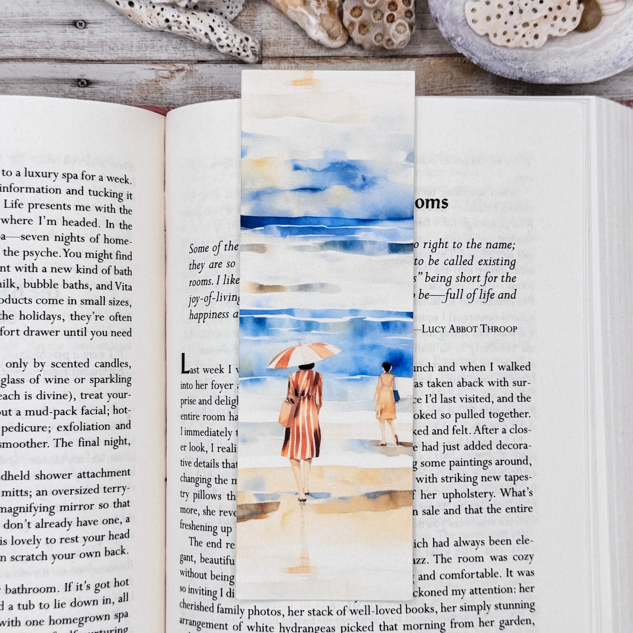 Seaside Stroll Bookmarks Set of 4 Designs