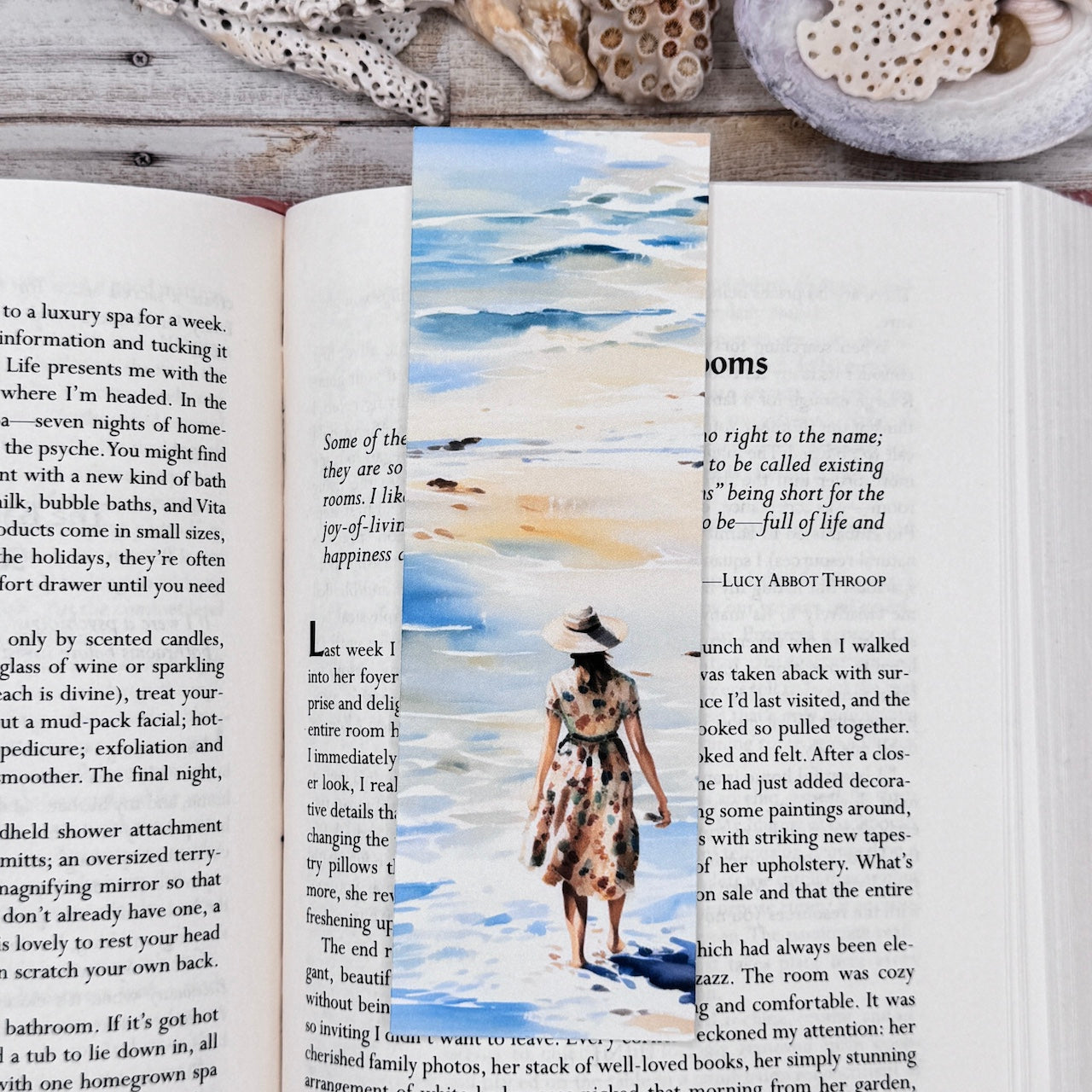 Seaside Stroll Bookmarks Set of 4 Designs