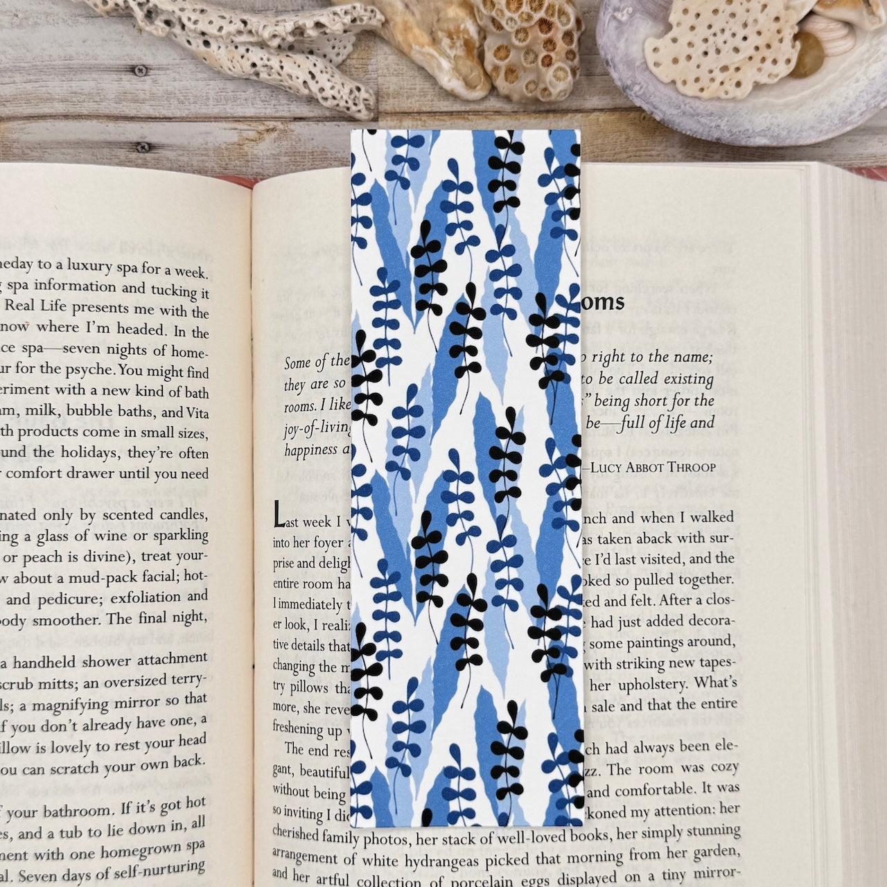 Sea Life Silhouettes Bookmarks Set of 4 Designs