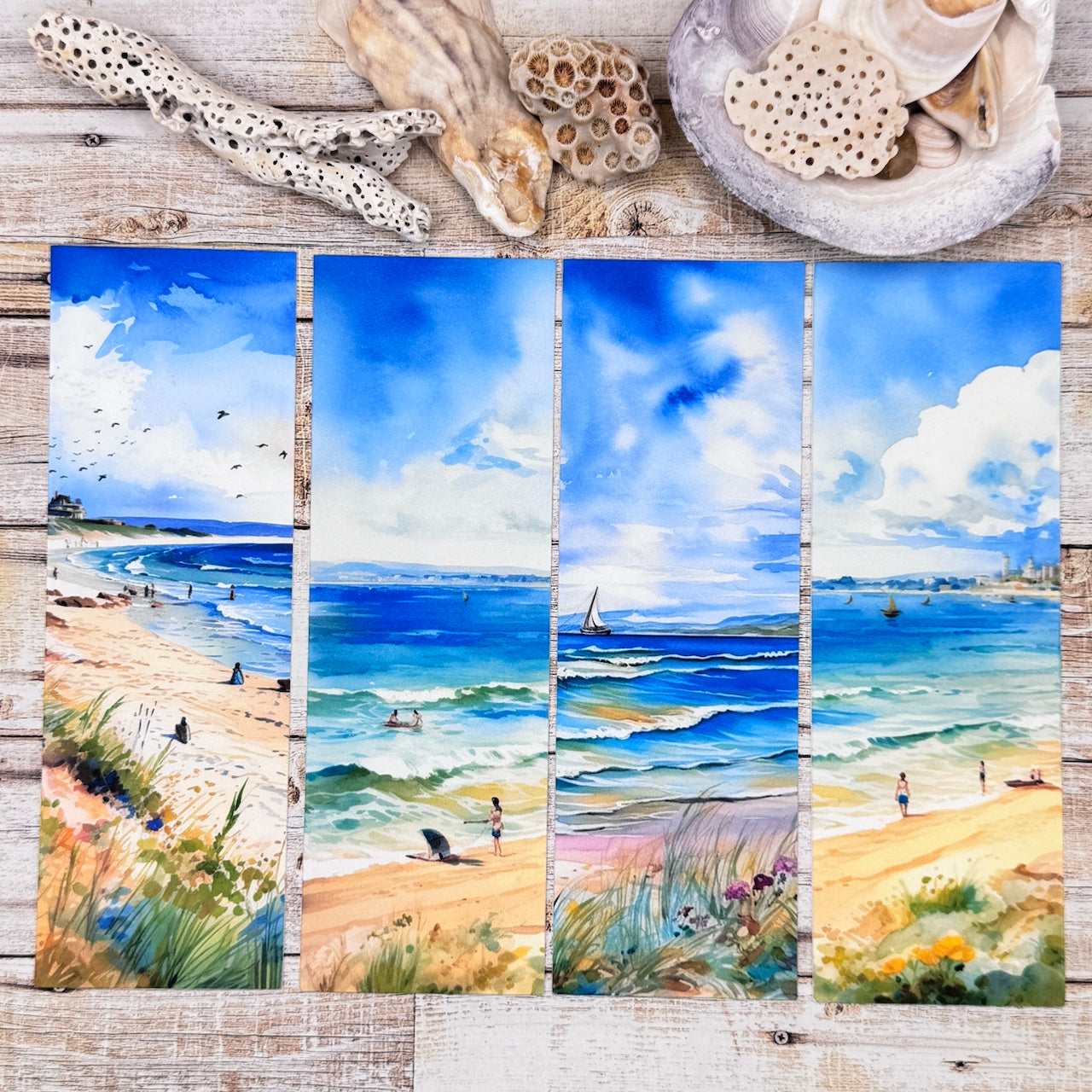 At the Cape Bookmarks Set of 4 Designs