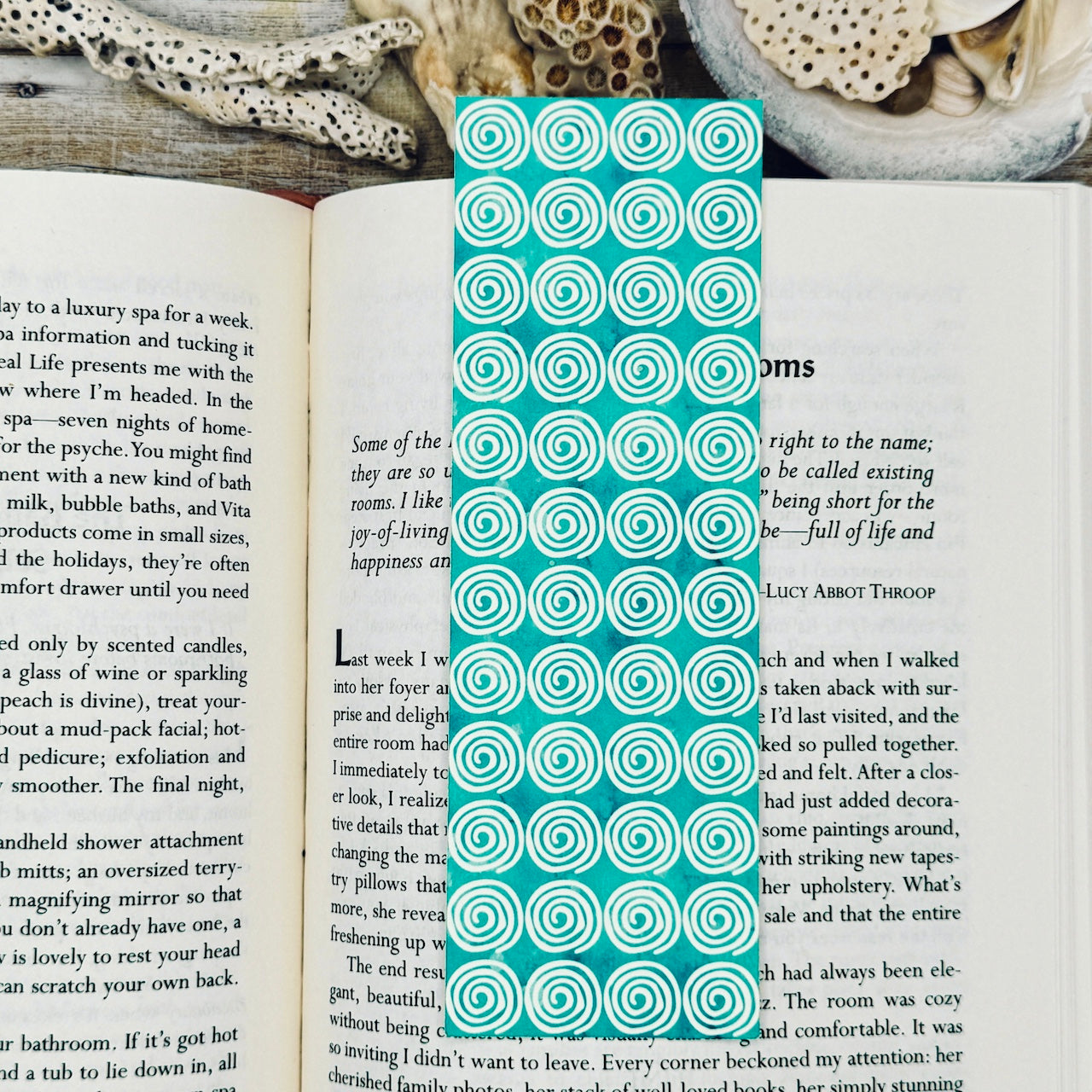 Teal Tides Bookmarks Set of 4 Designs