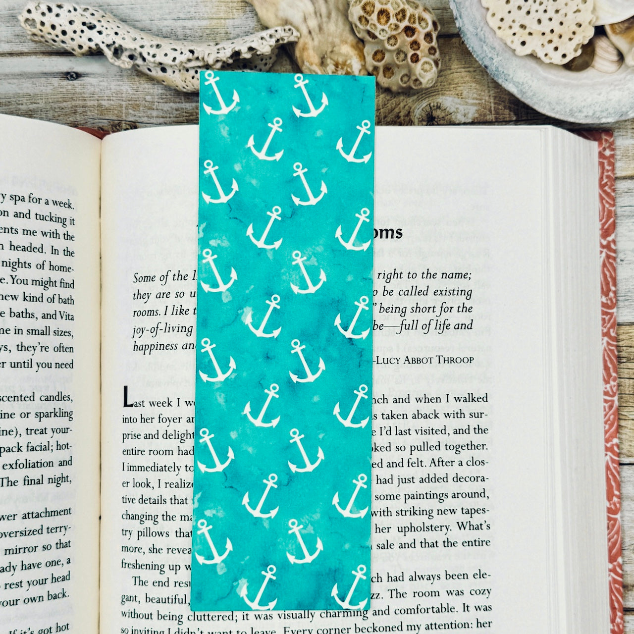 Teal Tides Bookmarks Set of 4 Designs