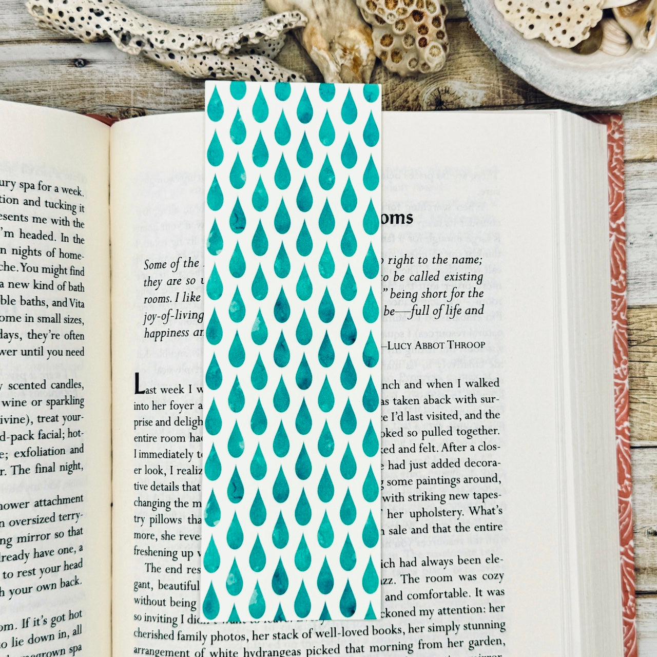 Teal Tides Bookmarks Set of 4 Designs