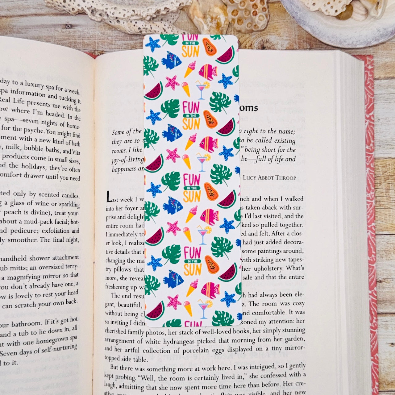 Fun in the Sun Bookmarks Set of 4 Designs