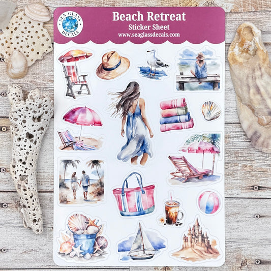 Beach Retreat Sticker Sheet