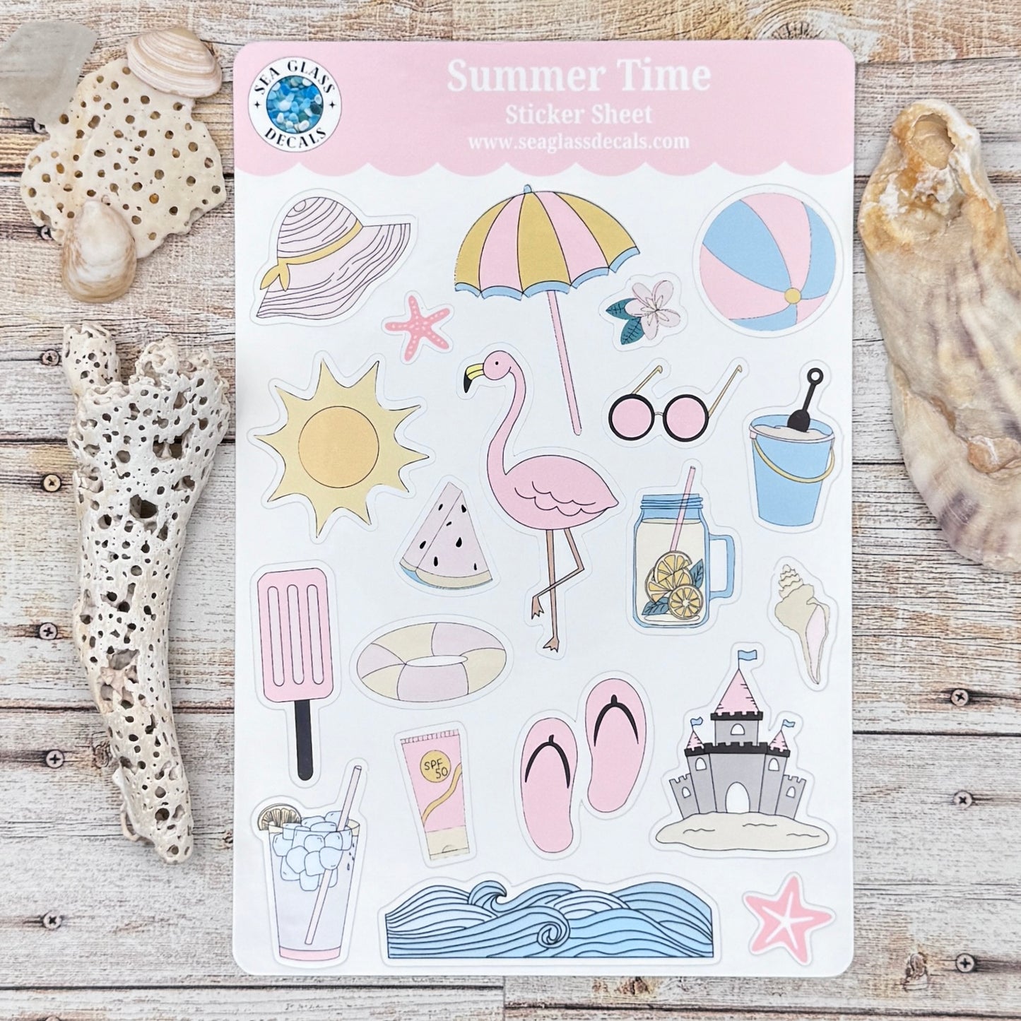 Summer Time Sticker Sheet