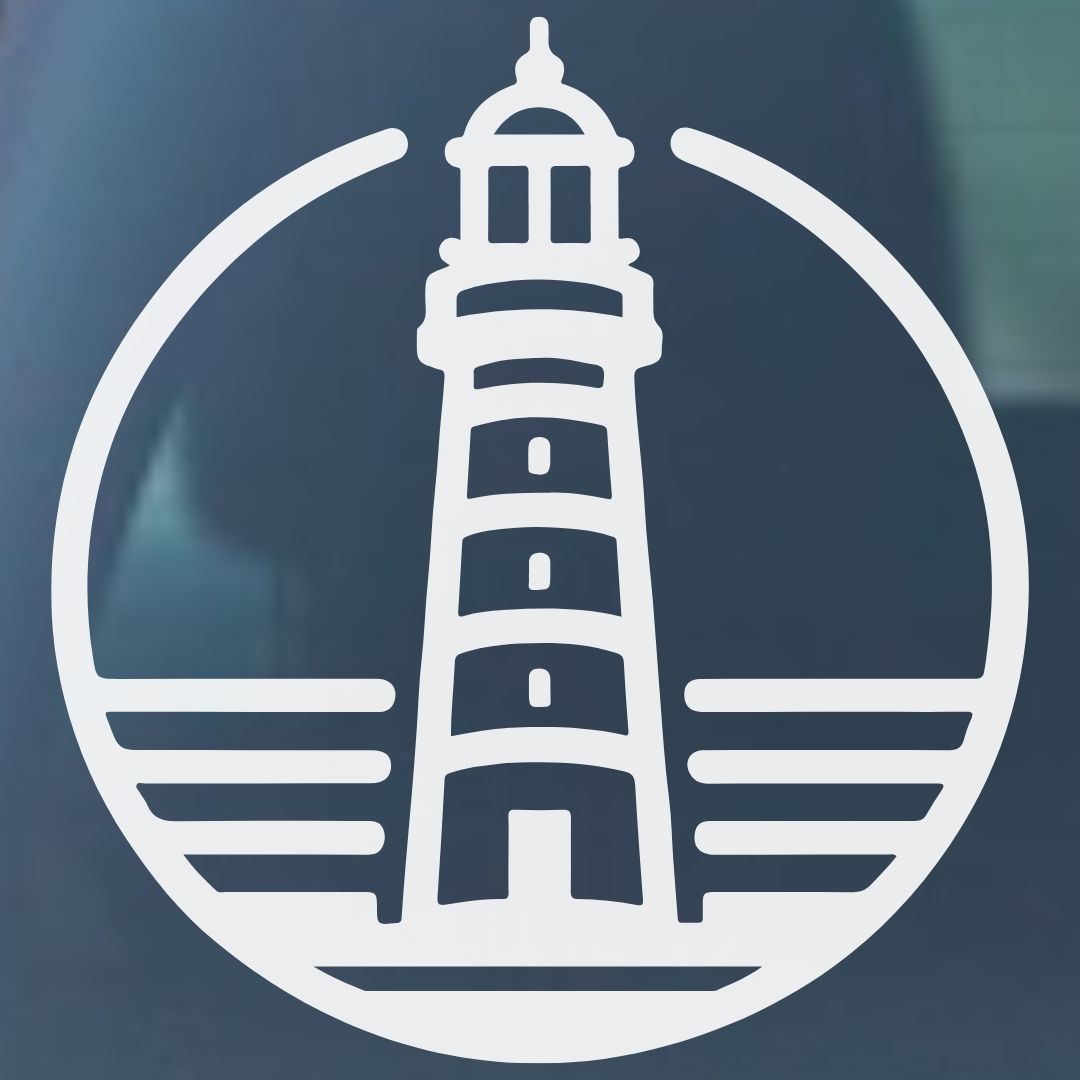 Lighthouse Vinyl Decal - 6 Colors Available