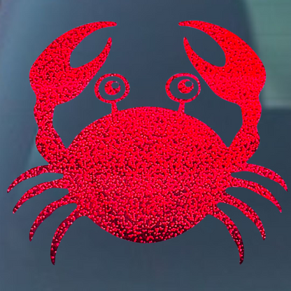 Crab Vinyl Decal - 6 Colors Available