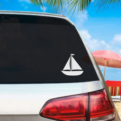 Sailboat Vinyl Decal - 6 Colors Available