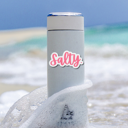 Salty. Period Die Cut Sticker