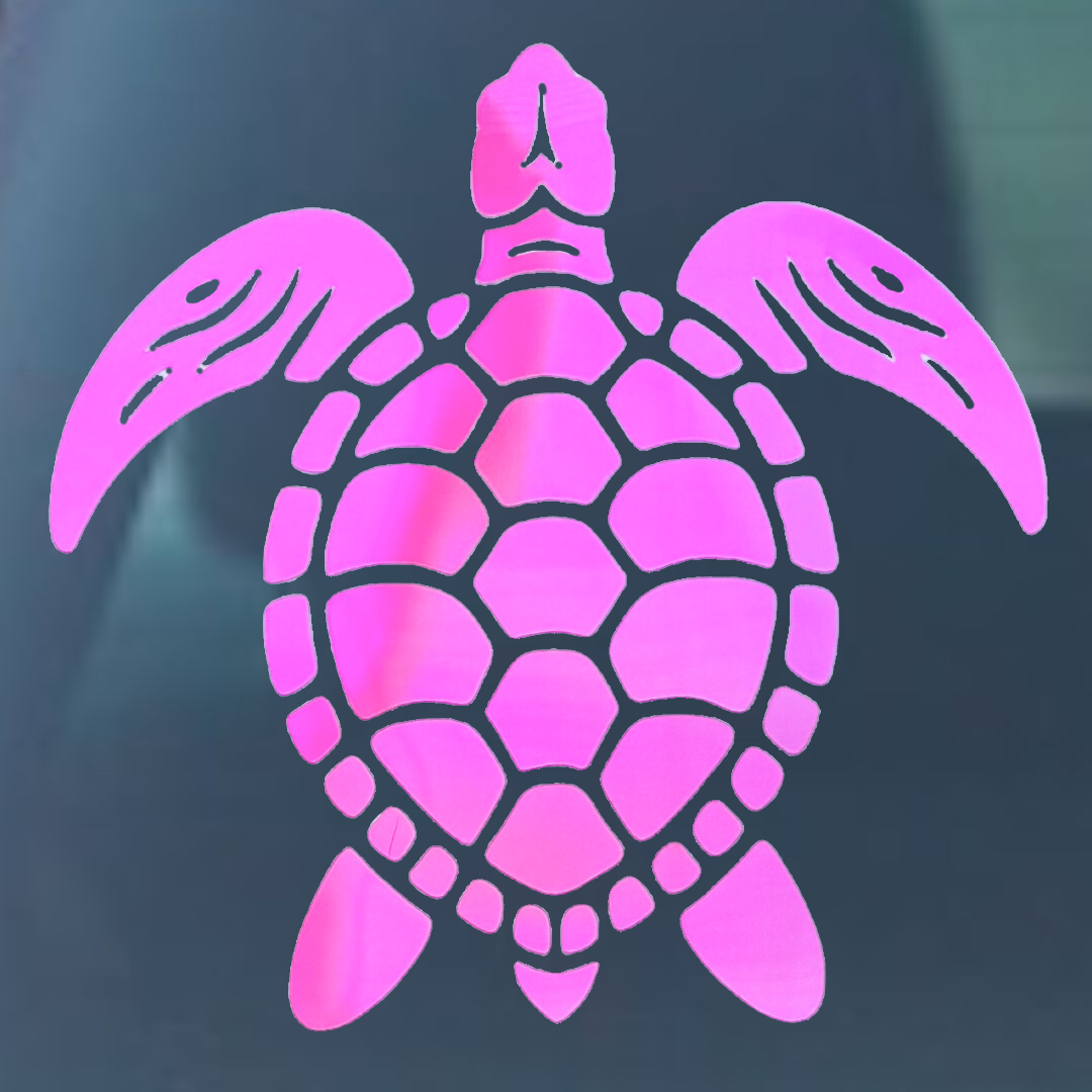 Sea Turtle Vinyl Decal - 6 Colors Available