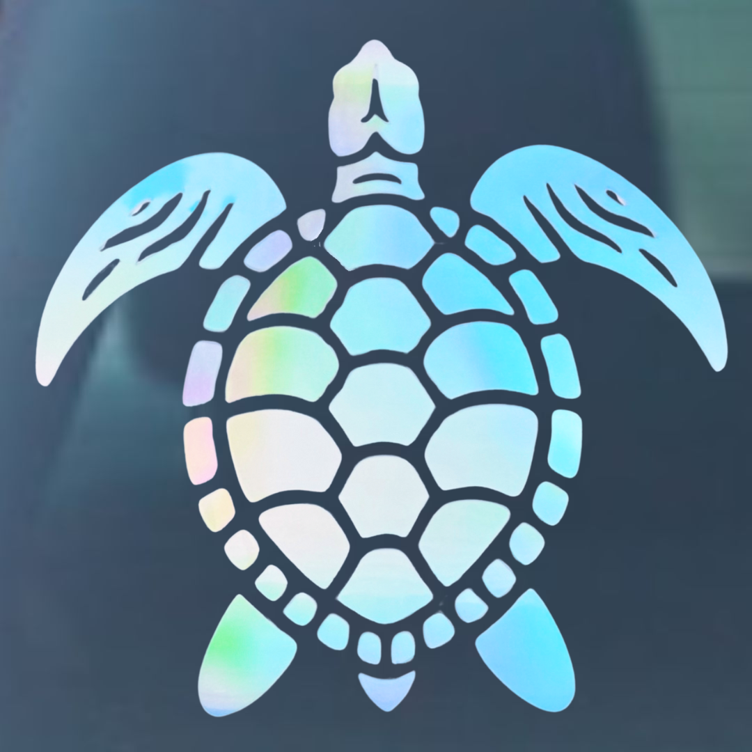 Sea Turtle Vinyl Decal - 6 Colors Available