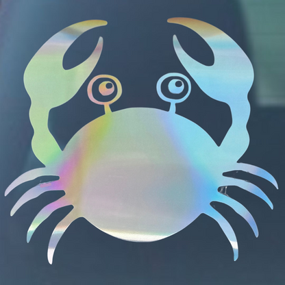 Crab Vinyl Decal - 6 Colors Available